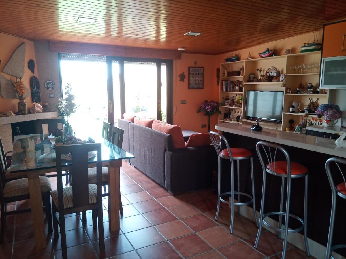 Casa Con Jardin En Primera Linea De Playa O Grove Exteriér fotografie